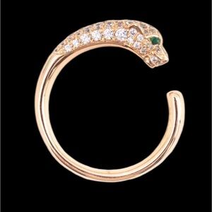 Rose Gold Leopard Ring